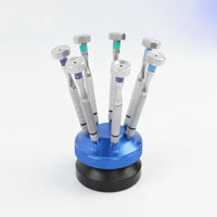 7 Pieces Screwdriver Set with Stand Slim Screwdrivers High-Quality for Jewelers