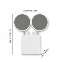 Long Table Turntable Smooth-Glide Rotating Serving Tray Rectangular for Hot Pot