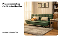 Foldable Design Fold-extendable Sofa Bed two-in-versatileUse transformable Furniture Space Saving Futon Couch abrasion Resistant for Pet Owners, Apartment Dwellers, Students, Small areas, Living Room, Home Office