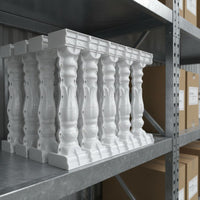 Reusable Plastic Roman Column Mold Easy Assembly Roman Column Concrete Mold Lightweight Plastic Cement Fence Mould Versatile for Builders