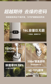 Industrial Ultrasonic Humidifier with Large Mist Output