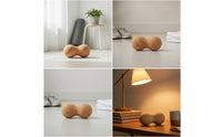 Textured Peanut Massage Ball Compact Peanut Roller Ergonomic Cork Massage Roller Easy to Carry for Muscle Recovery