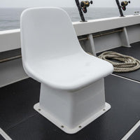 Weather-Resistant Fiberglass Boat Seat Waterproof Fishing Boat Chair Long-Lasting for Fishermen, Cockpit, Flybridge, Deck