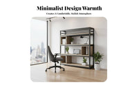 Multi-Functional Freestanding Shelving Unit with Planter Multifunctional Design Partition Bookcase Sturdy Steel Frame Room Divider Space-Saving for Interior Designers, Business Owners, Restaurant, Entryway, Studio Apartment, Bedroom