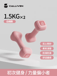 哑铃女士家用健身器材儿童瘦肚子3公斤小哑铃杠铃组合套装2kg一对