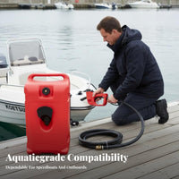External Board Engine Petrol Reservoir Anti-Static Portable Boat Gas Reservoir Boat Petrol Container Sturdy Material Vehicle