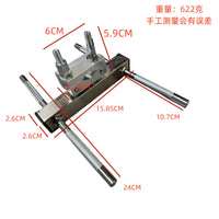 Drum Hardware Cowbell Adapter Clamp with 2-Post Clamp