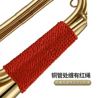 B-flat Brass Marching Horn Bugle Horn Trumpet for Military Band