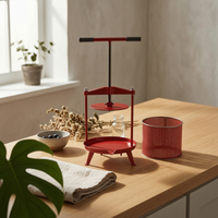 Juice Press with T-Handle Hand-Operated Manual Wine Press Easy to Use