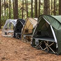 Silver-Coated Waterproof Single Person Camping Tent for Outdoor Hiking & Cycling