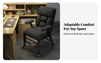 transformable Lounger Sit and Lie Function Reclining Chair Foldable for Storage