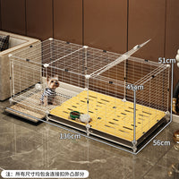 狗笼子小型犬带厕所分离中型犬宠物狗狗围栏狗窝厕所一体室内家用