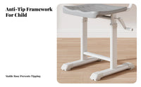 Ergonomic Splitspinerest Chair Height Adjustable children's Furniture Support Breathable pad for Students, Teenagers