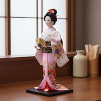 Japanese Geisha Doll Exquisite Details House Decoration Holiday Gift for Office