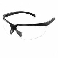 Wraparound Safety Glasses Black Frame Clear Lens Safety Glasses Eye Protection Full Coverage Comfortable