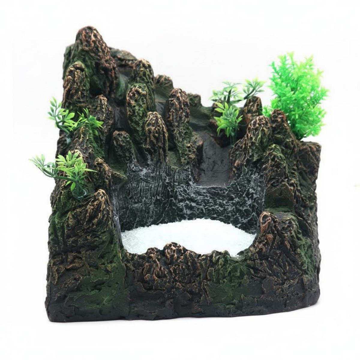 Flowing Sand Mountain Non-Fading Resin Waterfall Decoration Vivid Simulation
