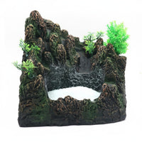 Flowing Sand Mountain Non-Fading Resin Waterfall Decoration Vivid Simulation