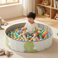 Soft Inflatable Ball Play Area Portable Foldable Play Play Area Compact Playpen Lightweight for Toddlers, Kids, Babies, Playroom, Living Room, Nursery