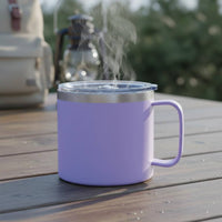 14oz Stainless Steel Coffee Mug Rust Resistant Vacuum Insulated Mug with Handle Thermal Coffee Cup with Handle for Commuters, Office