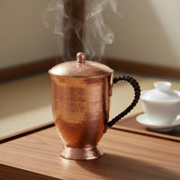 Copper Beer Mug Rustic Look Copper Simple to Clean to Clean Tableware for Tea Time