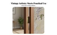 Foldable Design Wisteria Painting Partition High-Clarity Print Oriental Aesthetic Partition Handmade Vintage Aesthetic Folding Screen Waterproof for Interior Designers, Business Owners, Entryway, Restaurant, Guesthouse, Studio Apartment