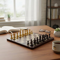 Chess Set Portable Rubber Mat Chess Set Lightweight for Beginners, Students