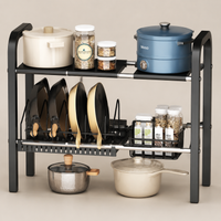 under-sink storage rack