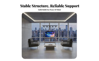Mobile TV Stand with Wheels 360-Degree Rotating Casters Mobile TV Stand Heavy-Duty Construction Portable Television Holder for Renters, Living Room