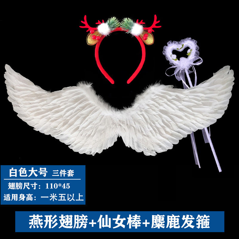White L Deer SET