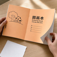 A4 Sketchbook for Kids, Tearable Blank Drawing Pad for Kindergarten & Primary School Art, Ink-Proof