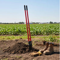 2 Pieces Post Hole Digger Double-Sided Sharp Blades Manual Post Hole Digger Double Shovel Labor Saving Tough for Agriculture