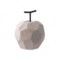 Faceted Tabletop Figurine Speckled Geometric Figurine Elegant for Desktop