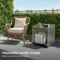 C-Shaped Side Table Space-Saving Design Nightstand Minimalist design for Students
