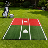 Golf Hitting Mat 183cm, Heavy Duty Synthetic Turf Golf Practice Mat for Home Practice, Non-Slip Rubber Base