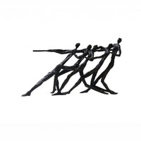 Abstract Metal Sculpture Stylized Figures Abstract Figurine Slender for Tabletop