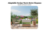 Foldable 2-Tier Trolley adaptable Household Furniture sturdyDuty for Renters