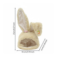 Hare Ear Hat Carrot Charm 20cm Doll Hat for Hobbyists