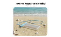 Waterproof Phone Sleeve Touchscreen Sensitive Underwater Phone Bag Hinged Lid Design Mobile Accessory for Swimmers, Boaters, Swimming, Beach