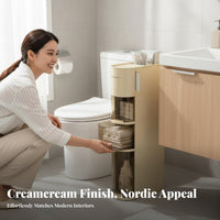 Slim Narrow Space Cabinet Waterproof Narrow Rolling Storage Unitary Space-Saving