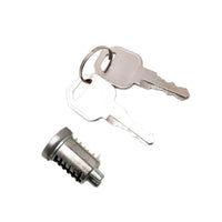 R&D Engineering Vehicle Fuel Tank Cap Turn Lock Core, Zinc Alloy, Blade Lock Core