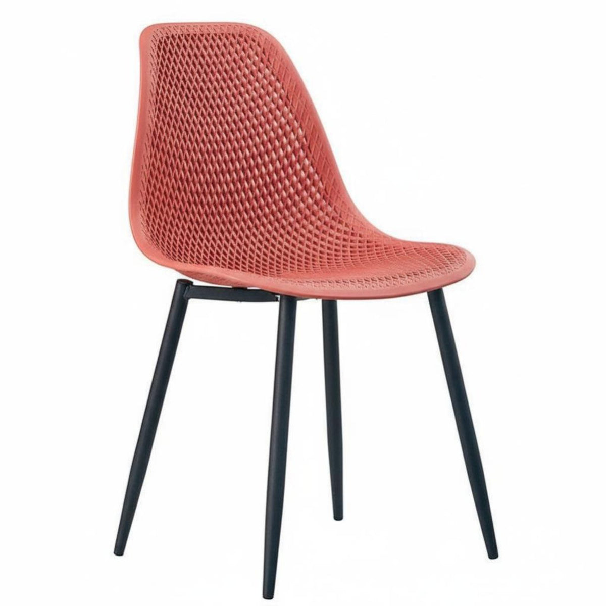 Molded Shell Chair with Dowel Legs Nordic Aesthetic Indoor Seating Modern Design Ergonomic Backrest for Office Workers