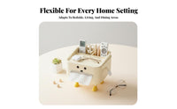 Multifunctional Tissue Box Modern Design Tissue Box with Organizer long-lasting