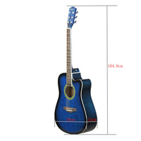 41寸民谣练习吉他缺角原声吉他初学者吉他批发普及琴木吉他Guitar