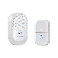 Smart Home Wireless Doorbell 433 Long Range Loud Volume Bedside Emergency Call Button for Elderly and Patients US Plug
