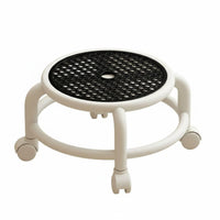 Kids Rolling Stool Rotating Seat Children's Swivel Stool Space Saving Room Furniture for Young Children, Dorm