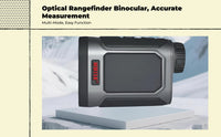 10x42 rangefinder binoculars measure distance.