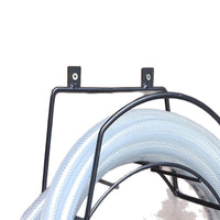 Wall-Mounted Garden Hose Storage Rack, Detachable Iron, for Outdoor Use