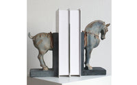 Horse Bookends Vintage Decorative Bookends Decor for Bookshelf, Library