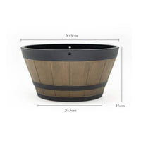 Resin Hanging Flower Pot Thickened Outdoor Decor Sturdy for Balcony