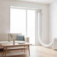 Portable Air Conditioner Exhaust Hose Counterclockwise Portable Air Cooling System Exhaust Hose Anti-Clockwise for Bedroom